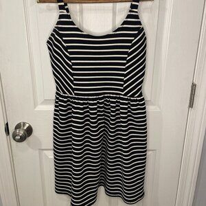 Black and White Stripped Dress